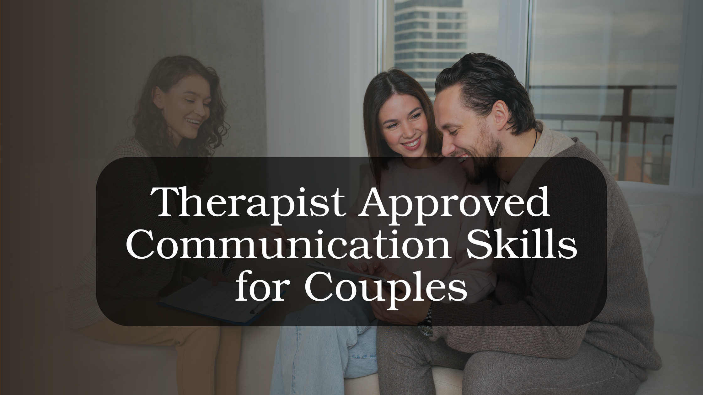 Couple having a calm and constructive conversation, representing healthy communication skills and emotional understanding in a relationship
