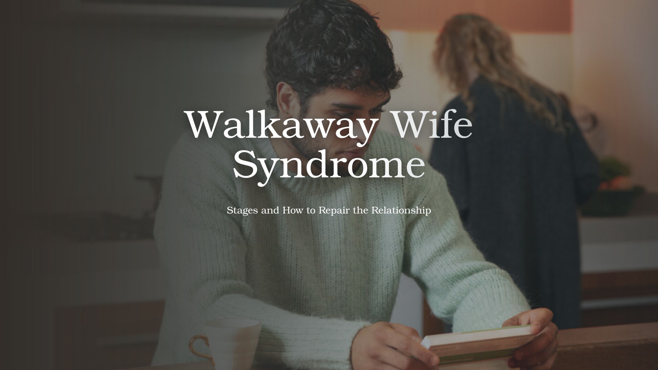 Couple experiencing emotional distance and disconnection representing walkaway wife syndrome in a strained relationship