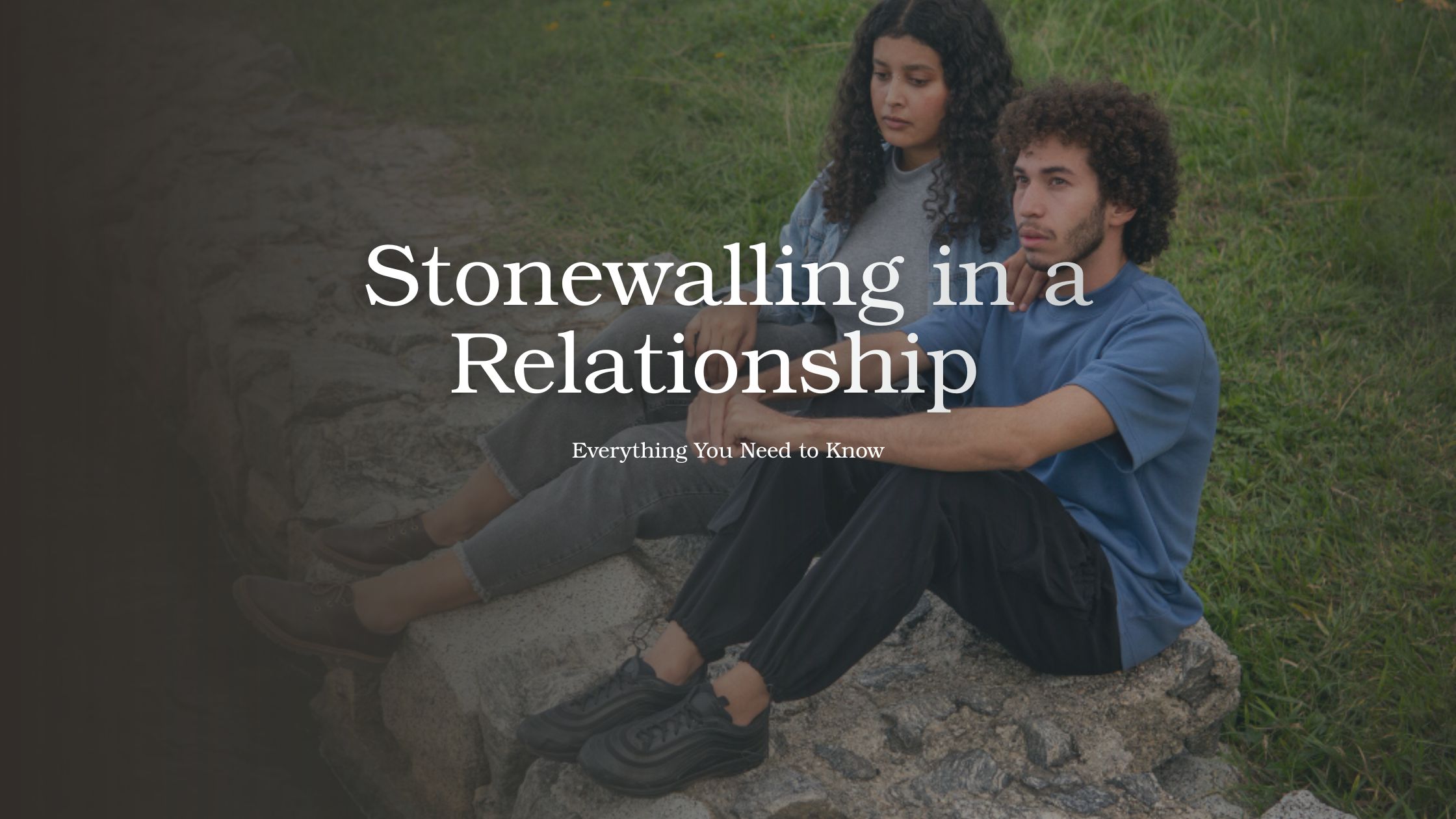Stonewalling in a relationship as one partner withdraws emotionally while the other feels ignored during conflict