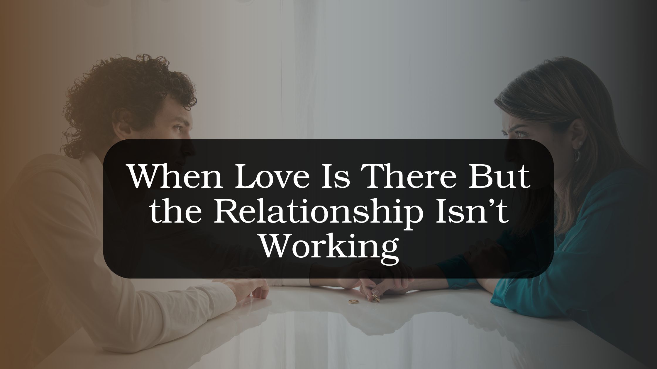 Couple sharing a caring and affectionate moment together, illustrating the question of whether love alone is enough to sustain a healthy relationship despite communication challenges, unmet needs, and compatibility differences.