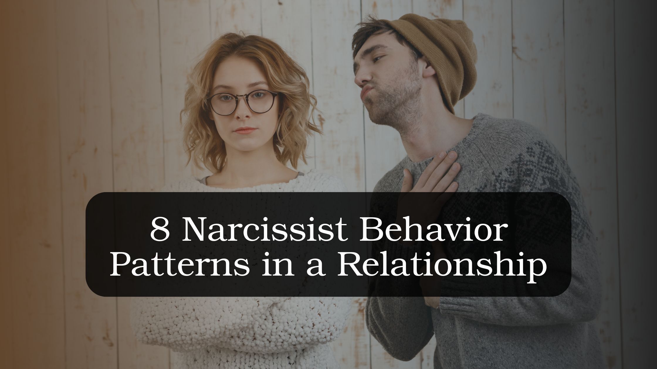 Couple experiencing emotional distance and manipulation, illustrating narcissist behavior patterns in relationships and their impact on emotional well-being.